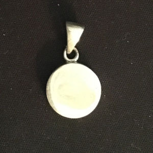 NEW~Sterling Silver Engravable Disc/Charm